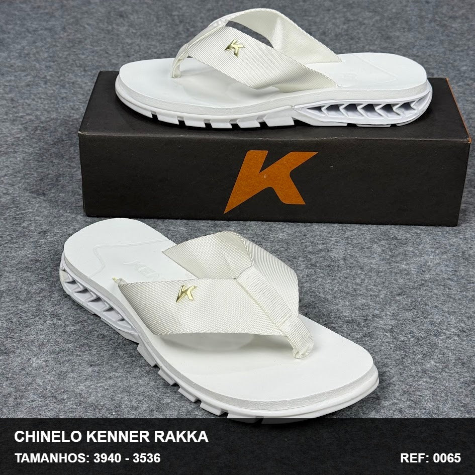 Chinelo Kenner Rakka - Branco