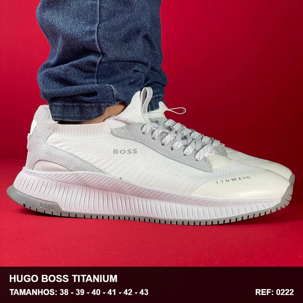 TENIS HUGO BOSS TITANIUM - BRANCO
