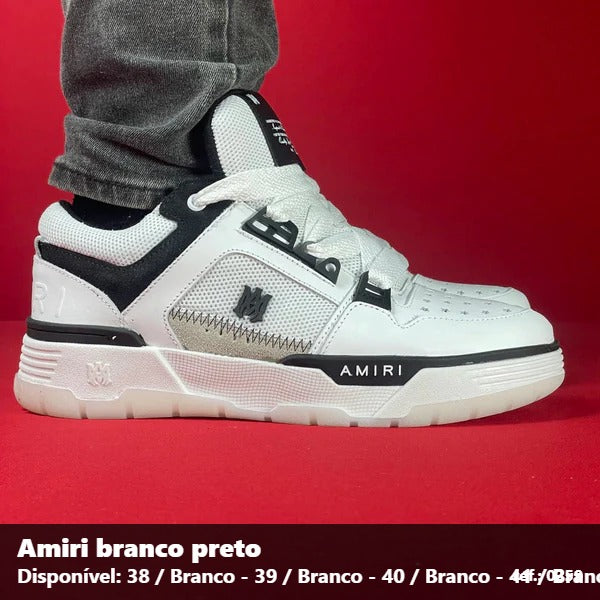 TENIS AMIRI - BRANCO PRETO