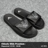 Chinelo Slide EA7 - Preto 01