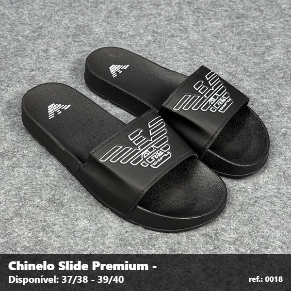 Chinelo Slide EA7 - Preto 01
