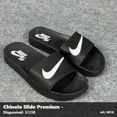 Chinelo Slide Nike SB - Preto detalhe Branco 52