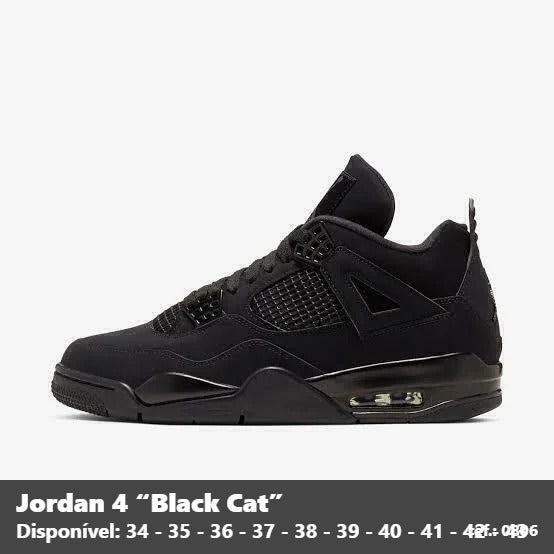 TENIS JORDAN 4 - BLACK CAT