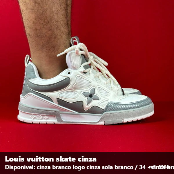 TENIS LOUIS VUITTON SKATE - CINZA