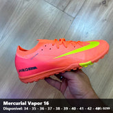 Chuteira Mercurial Vapor 16 - Laranja e Amarelo