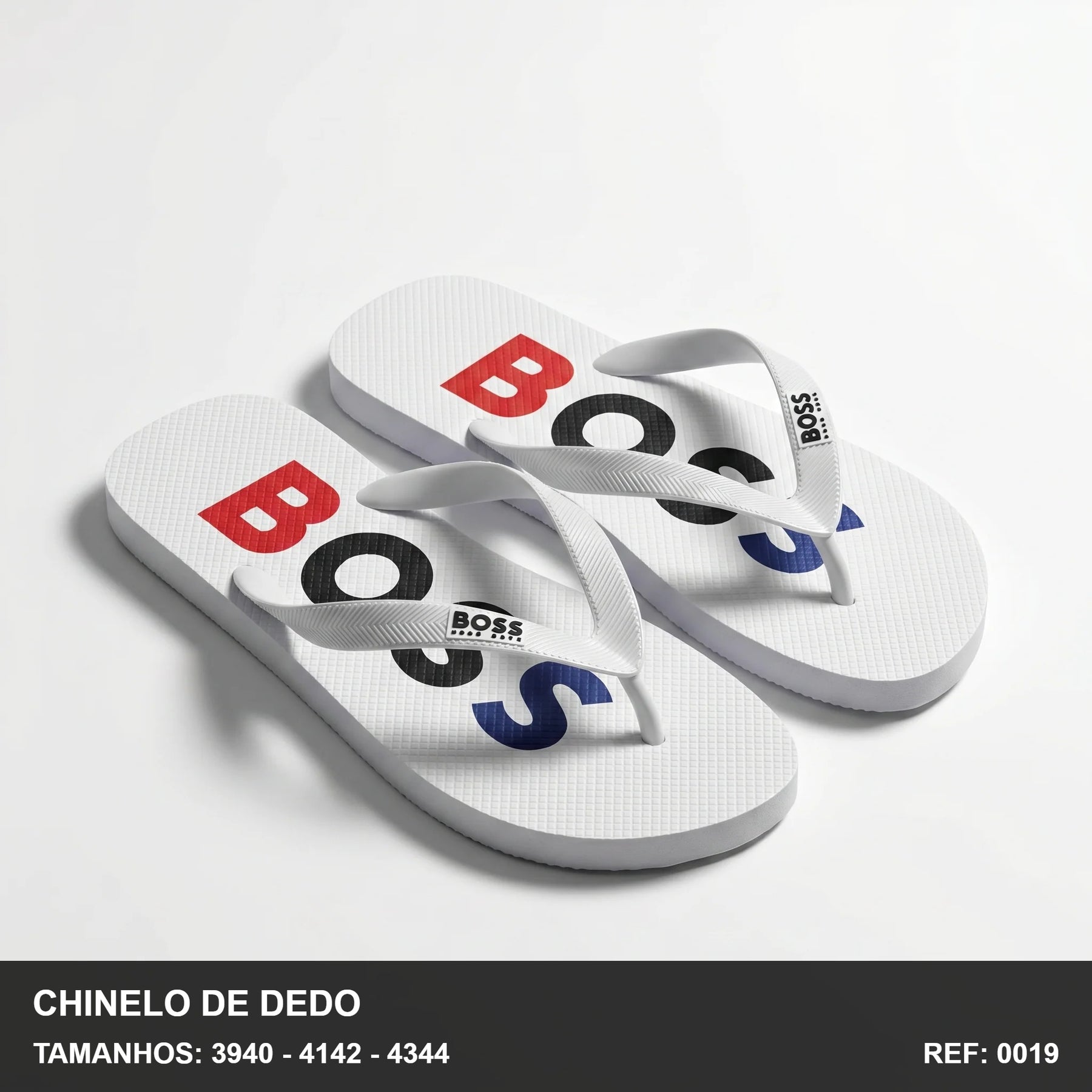 Chinelo de Dedo - Branco BOSS