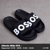 Chinelo Slide Hugo Boss -  Preto & Branco 10