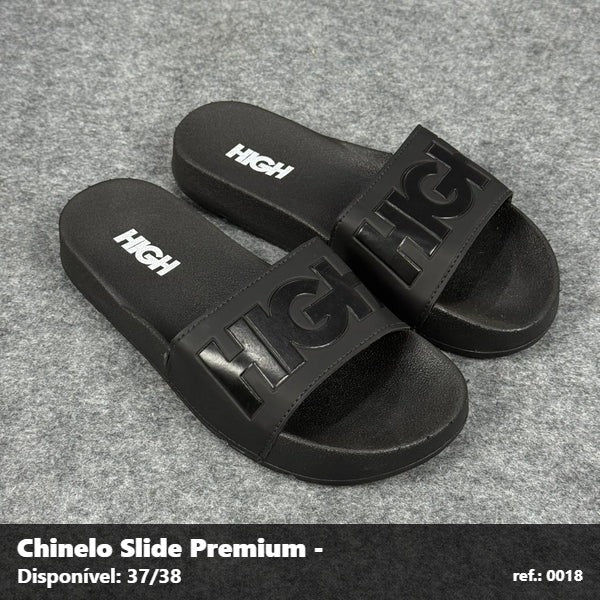 Chinelo Slide High - Todo Preto 03