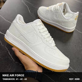 TENIS NIKE AIR FORCE 1 GOLD -  BRANCO BEGE 02