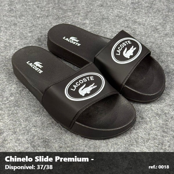 Chinelo Slide Lacoste - Preto 06