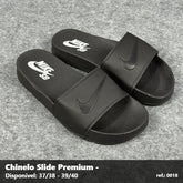 Chinelo Slide Nike SB - Preto com Branco 25