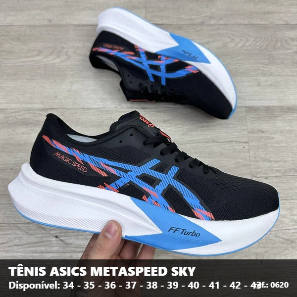 TENIS ASICS METASPEED SKY PARIS - PRETO AZUL