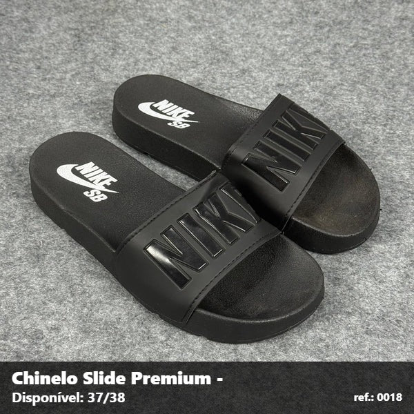 Chinelo Slide Nike SB - Todo Preto Griff 53