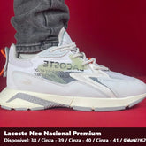 TENIS LACOSTE NEO - CINZA