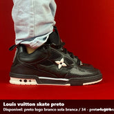 TENIS LOUIS VUITTON SKATE - PRETO