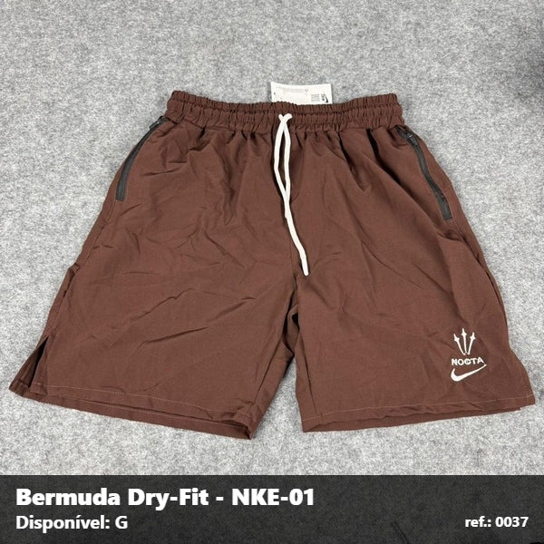 Bermuda Nike Dry-Fit - Marrom