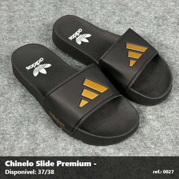 Chinelo Slide Adidas - Preto 14