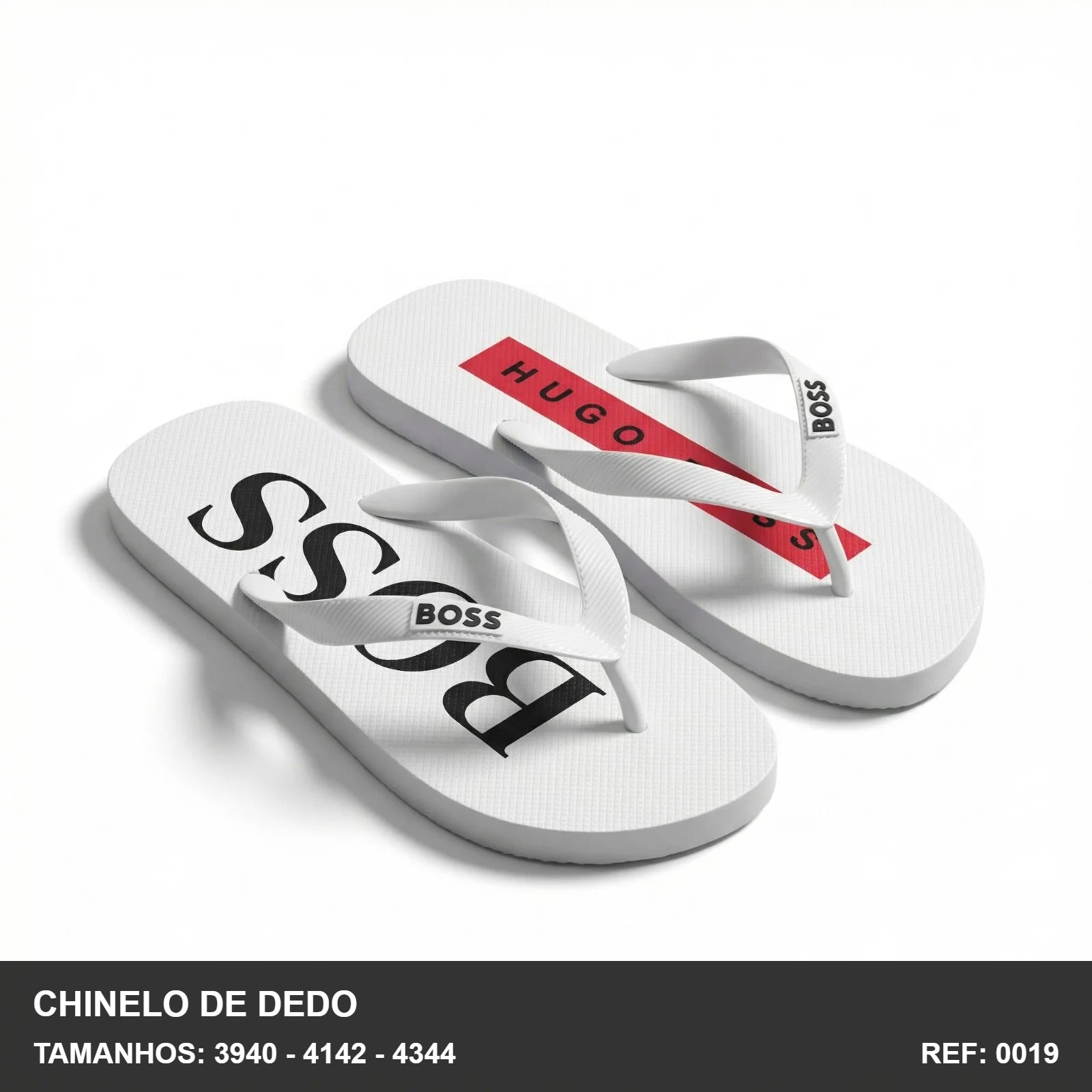 Chinelo de Dedo - Branco BOSS-07