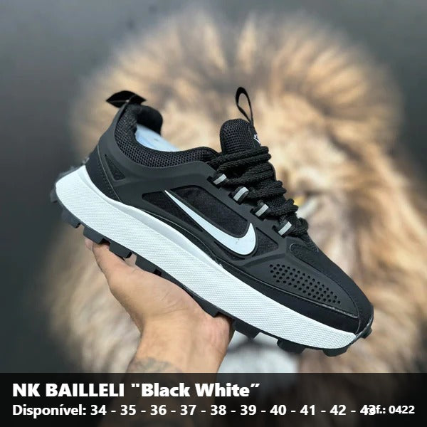 TENIS NIKE BAILLELLI - BLACK WHITE