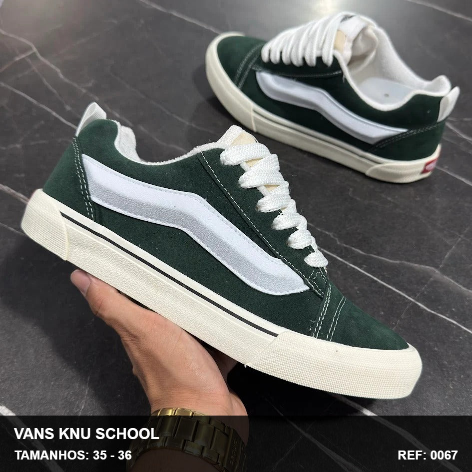 TENIS VANS KNU SCHOOL - GREEN