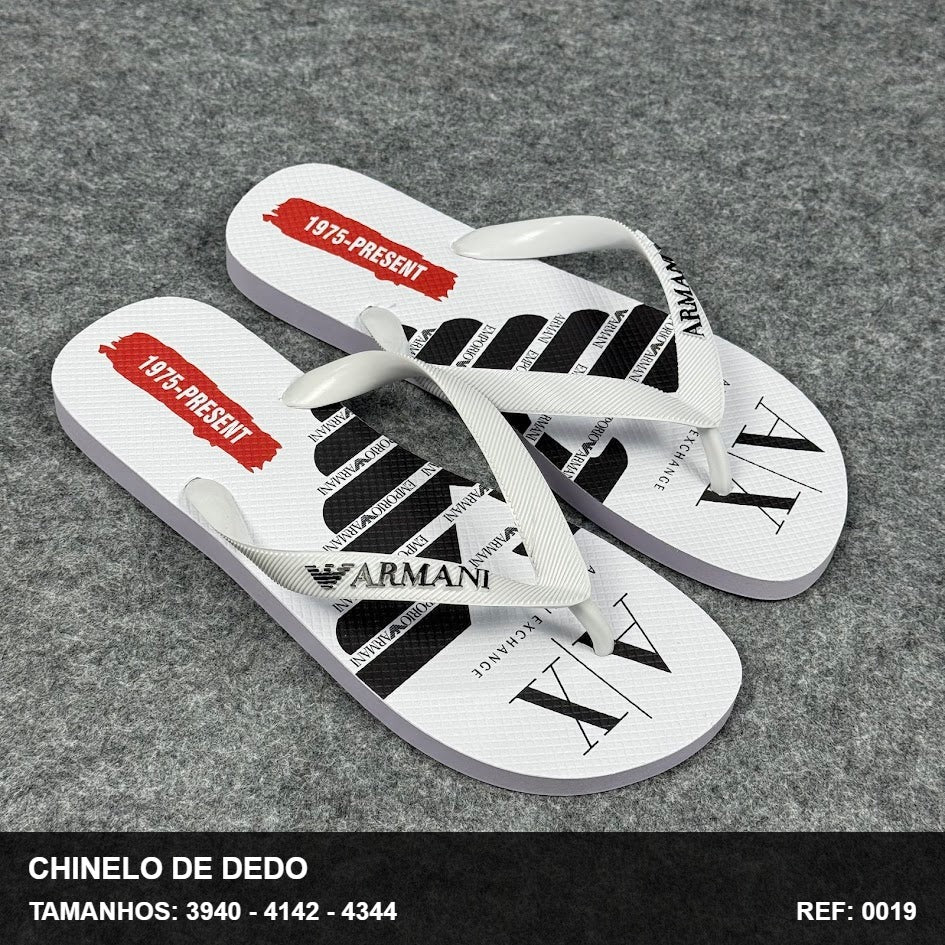 Chinelo de Dedo - Branco EA7-10