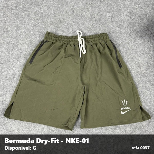 Bermuda Nike Dry-Fit - Verde Militar