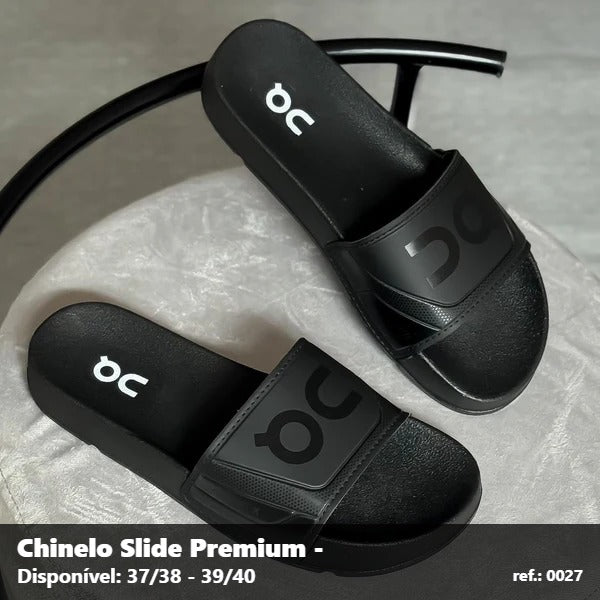 Chinelo Slide ON CLOUD - Todo Preto 02