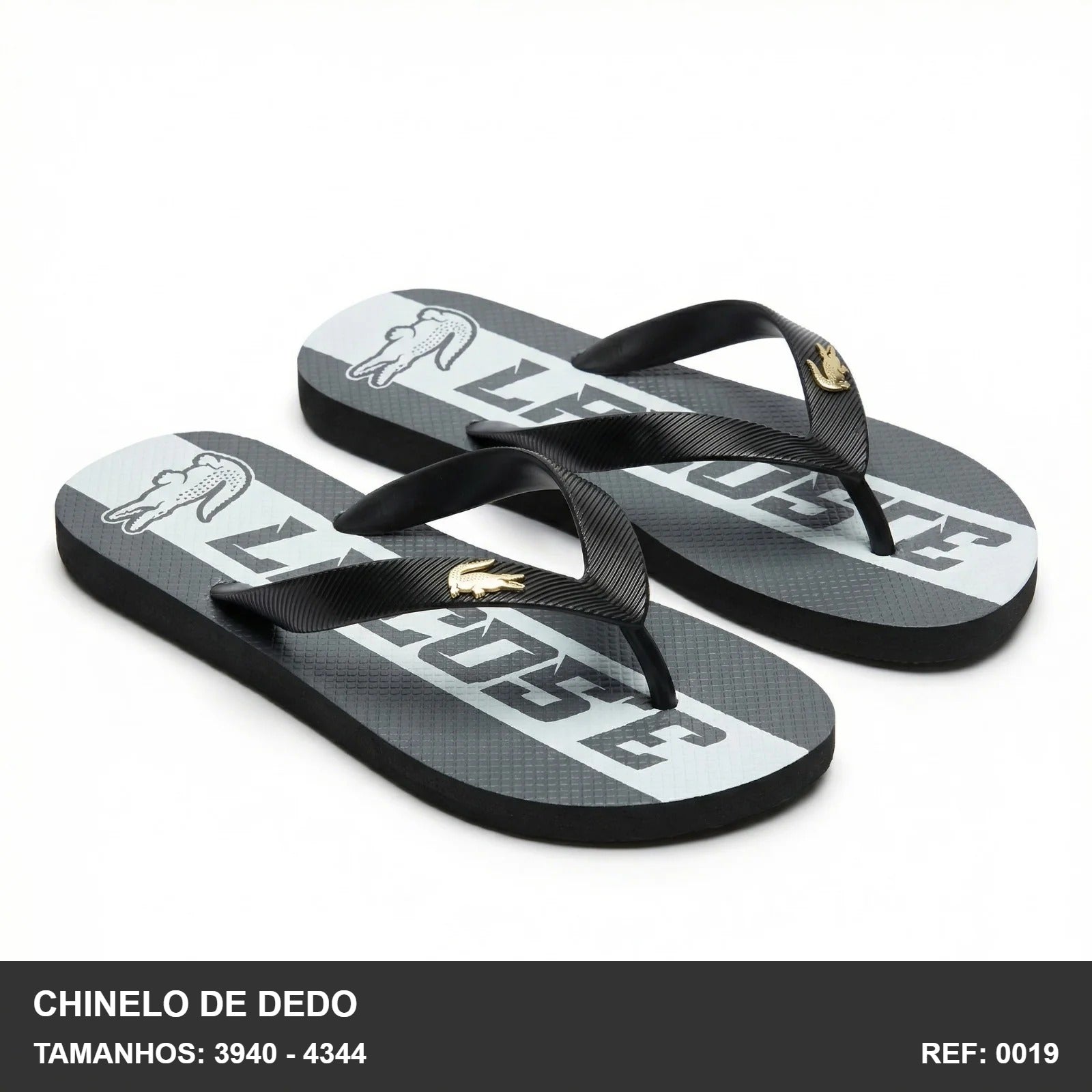 Chinelo de Dedo - Branco LACOSTE-49