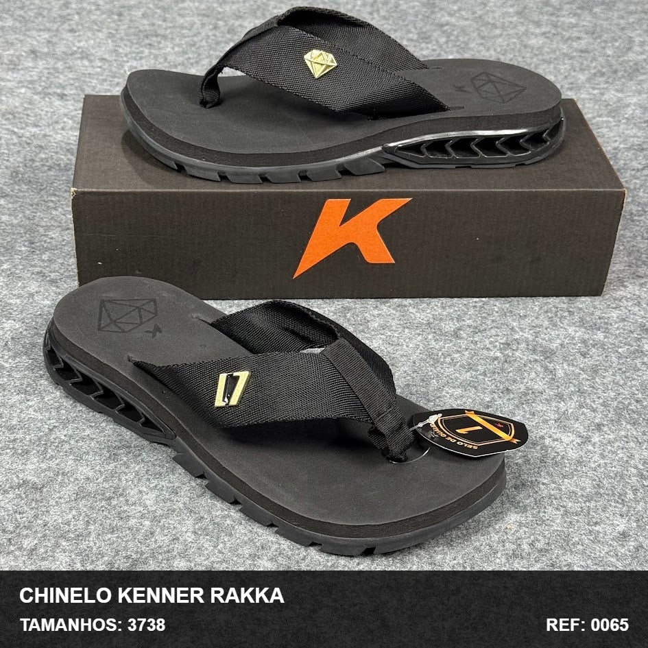 Chinelo Kenner Rakka - Preto L7