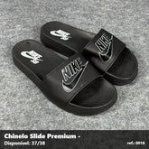 Chinelo Slide Nike SB - Preto com Branco 29