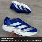 TENIS ADIDAS ADIZERO - AZUL CINZA BRILHANTE