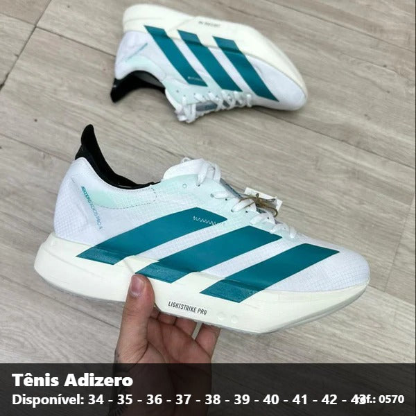 TENIS ADIDAS ADIZERO LIGHTSTRIKE PRO - VERDE MARINHO BRANCO