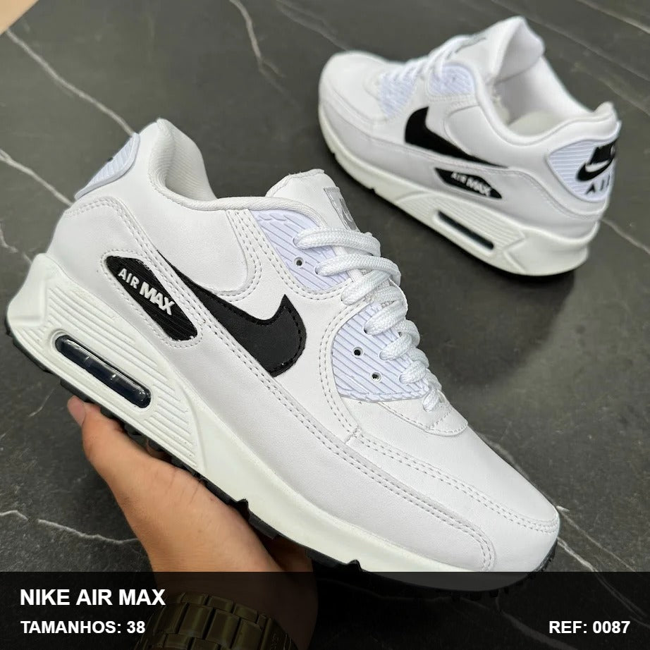 NIKE AIR MAX 90 - BRANCO PRETO