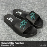 Chinelo Slide Nike SB - Preto detalhe Verde 30