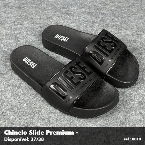Chinelo Slide Diesel - Preto Griff 05