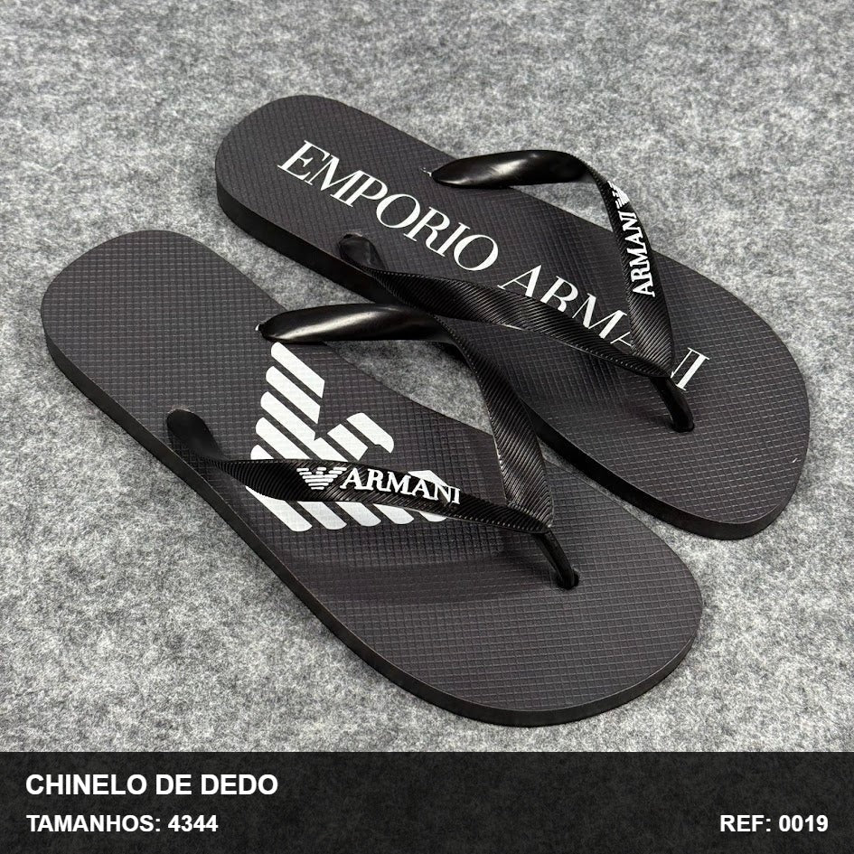 Chinelo de Dedo - Preto ALTA GRIFF EA7-52
