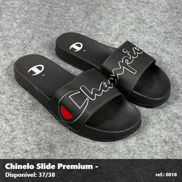 Chinelo Slide Champion - Preto 01