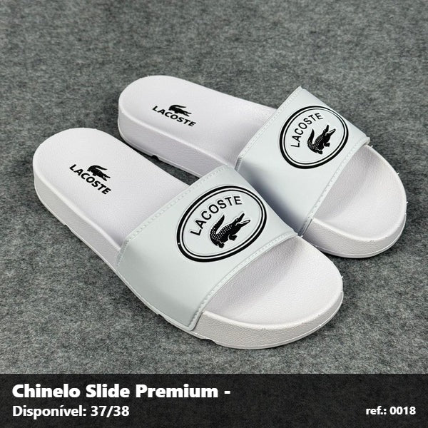 Chinelo Slide Lacoste - Branco 03
