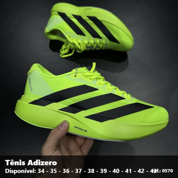 TENIS ADIDAS ADIZERO LIGHT PRO - VERDE FLORESCENTE PRETO