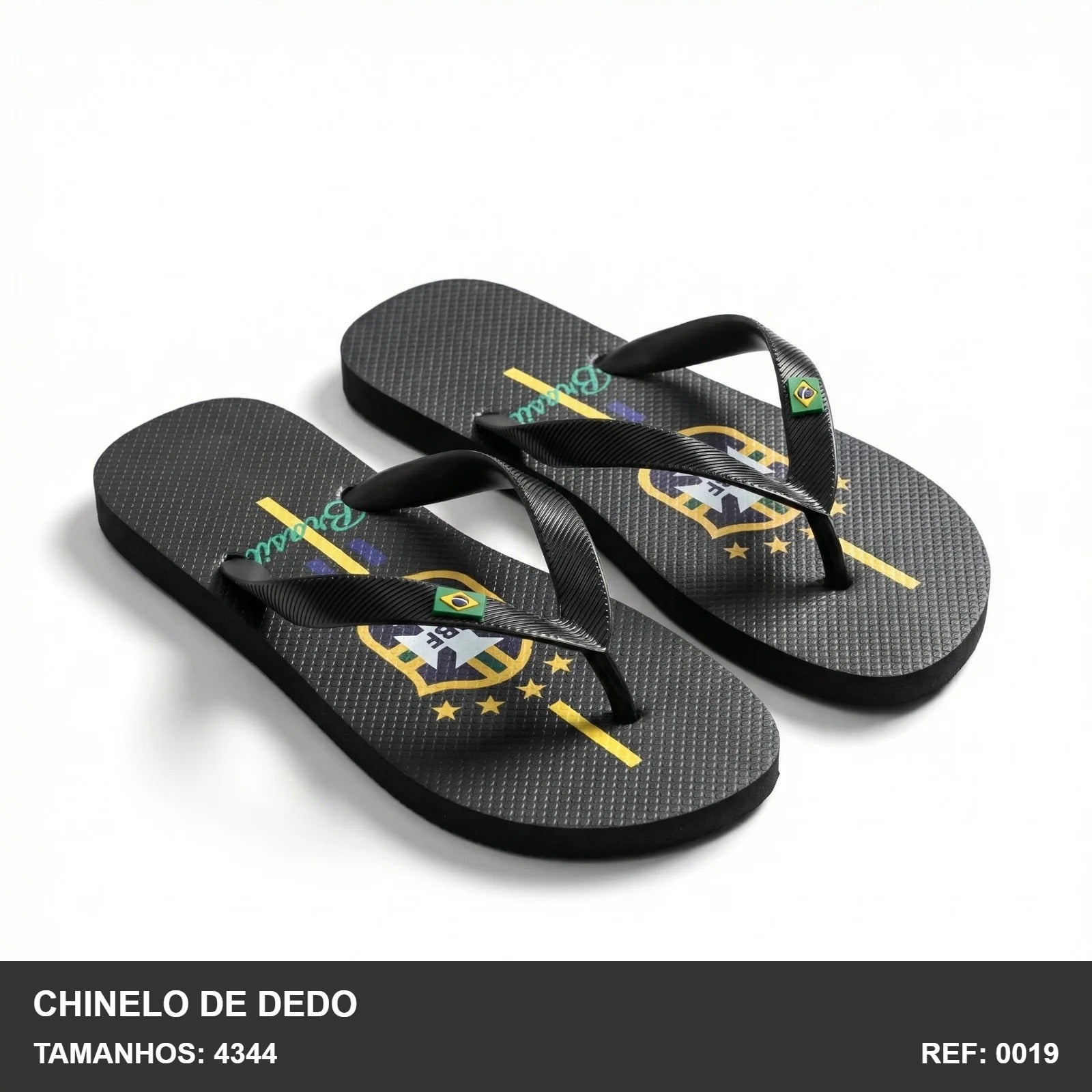Chinelo de Dedo - Preto BR 2026-53
