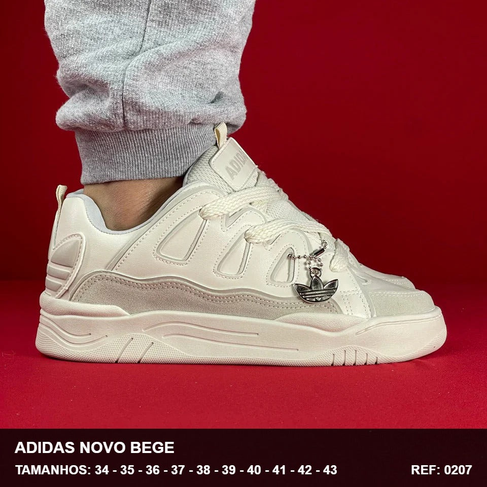 TENIS ADIDAS NOVO BEGE