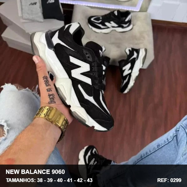 TENIS NEW BALANCE 9060 - PRETO BRANCO