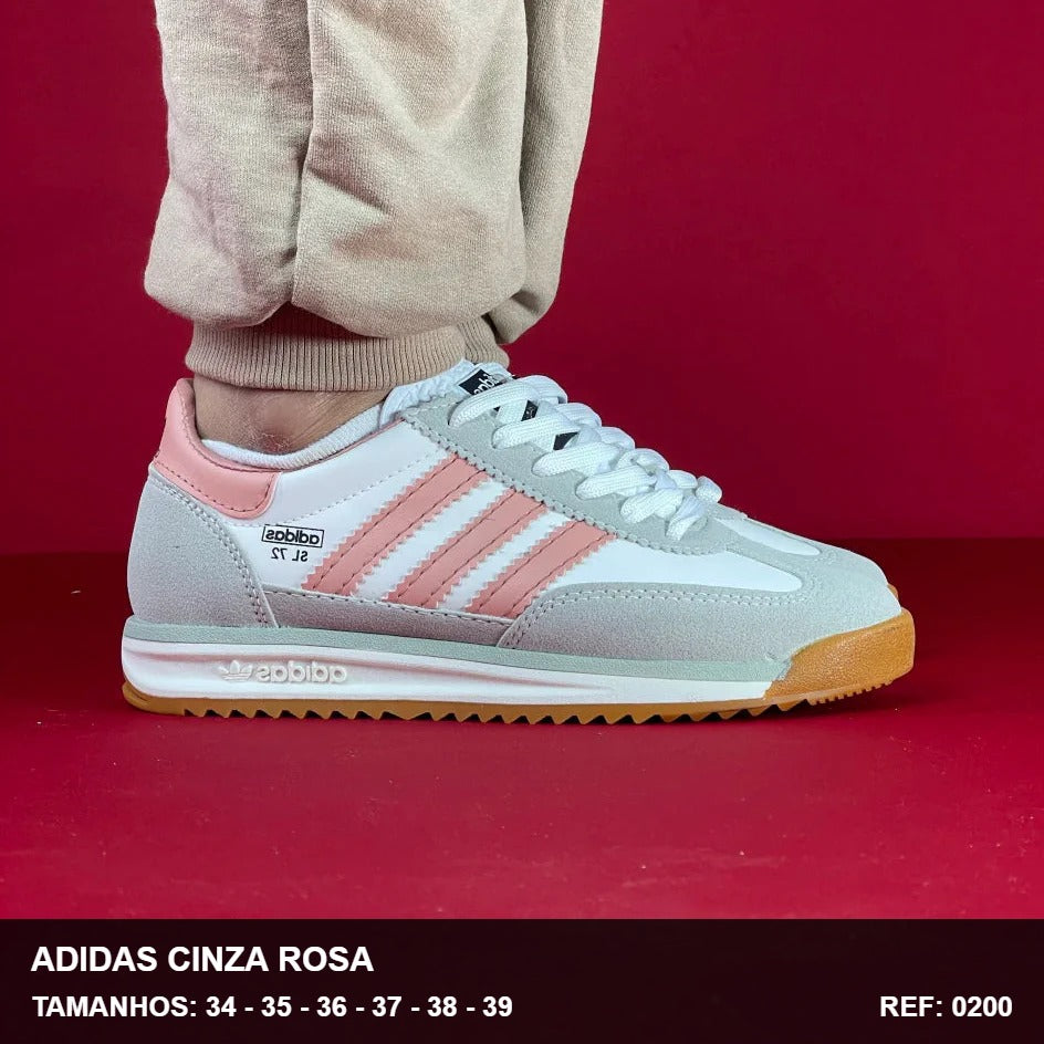 TENIS ADIDAS SL 72 ROSA BRANCO