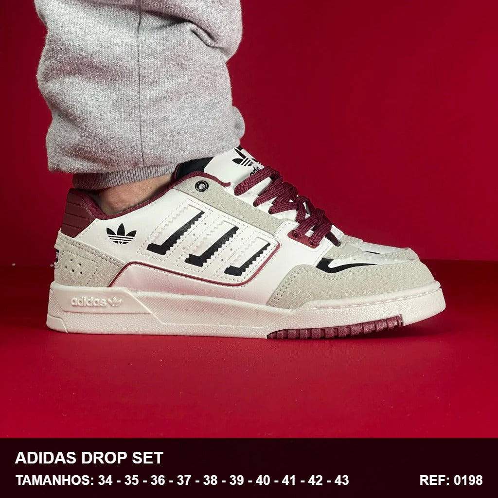 TENIS ADIDAS DROP STEP VINHO