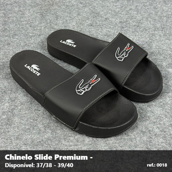 Chinelo Slide Lacoste - Preto 04