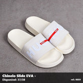 Chinelo Slide Hugo Boss - Bege detalhe Vermelho 12