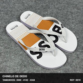 Chinelo de Dedo - Branco Bege BOSS-26