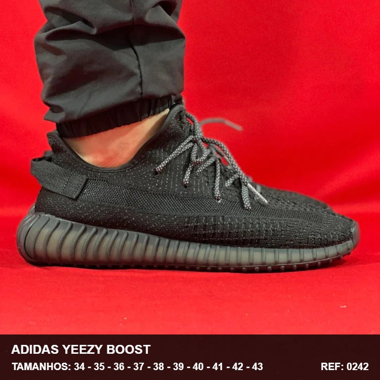 TENIS ADIDAS YEEZY BOOST 350 STATIC - PRETO