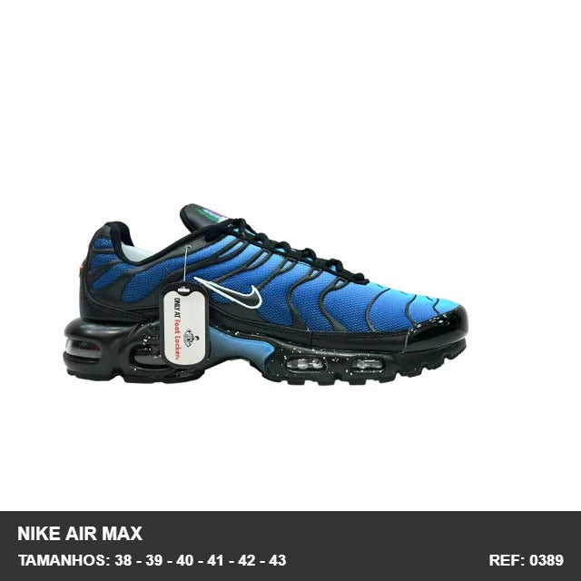 TENIS NIKE AIR MAX PLUS TN - PRETO AZUL
