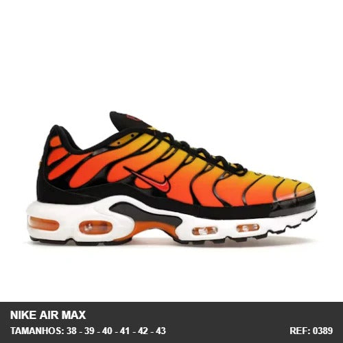TENIS NIKE AIR MAX PLUS TN - LARANJA FOGO